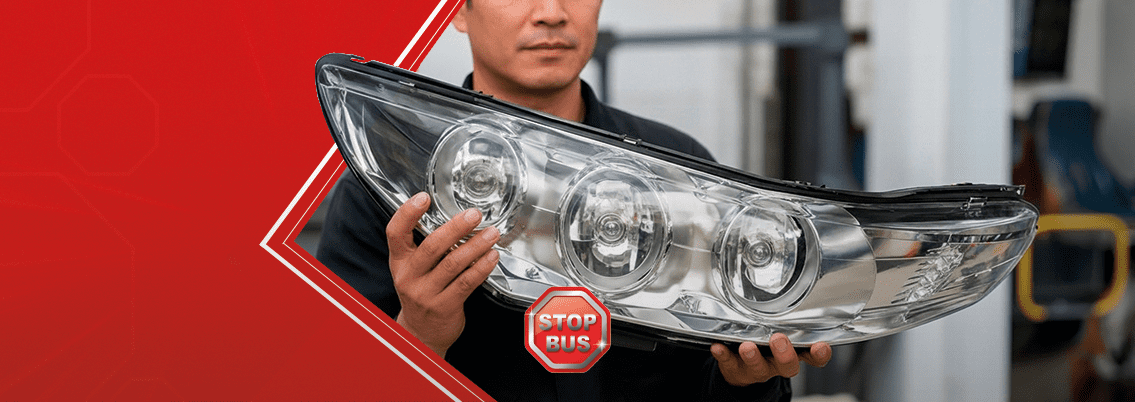 peças essenciais para frota de ônibus